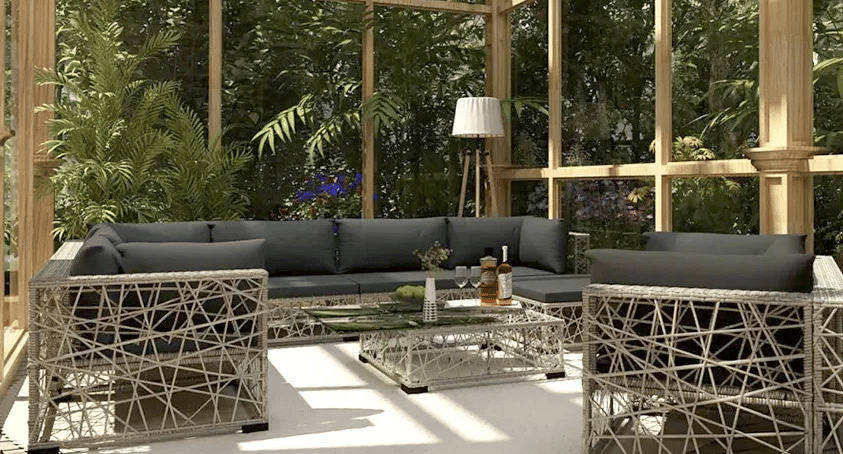 Protege los muebles del patio contra robos